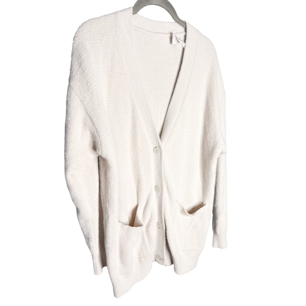 Aritzia Wilfred Free Hush Knit Oversized Cardigan Size XS Cream Off White - Picture 7 of 11